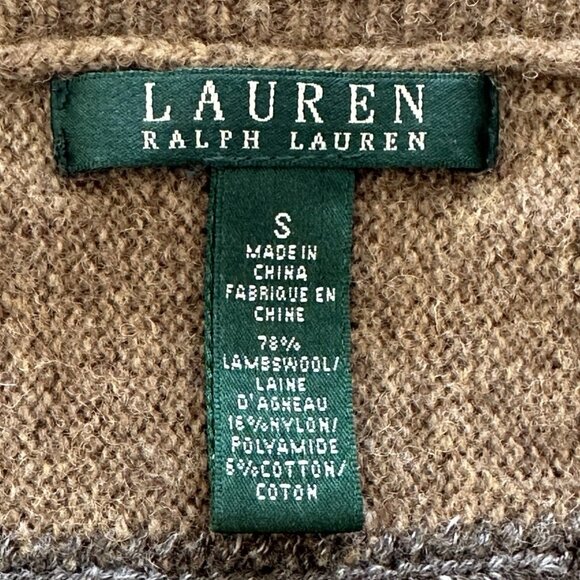 Ralph Lauren Southwestern Lambswool Blend Aztec Boho Sweater Small Excellent - Picture 10 of 11
